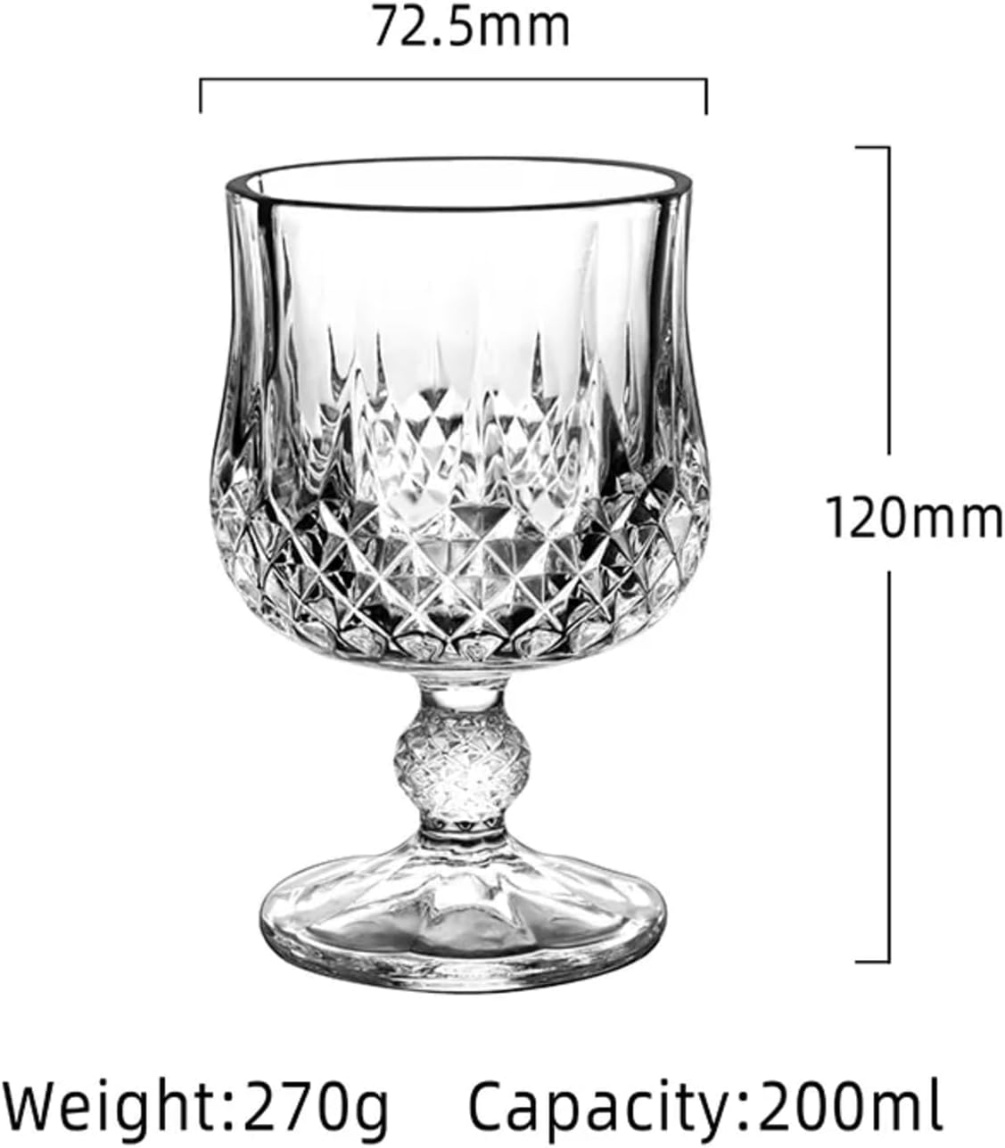 Premium Crystal Whiskey Decanter Set